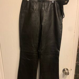 Black Leather Pants